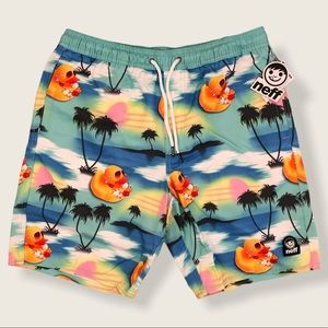NEFF HOT TUB DUCK / BEACH SHORTS (M)